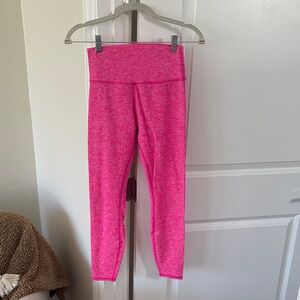 ALO Yoga highwaist 7/8 Bright Pink Leggings